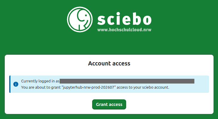 Using Sciebo cloud storage